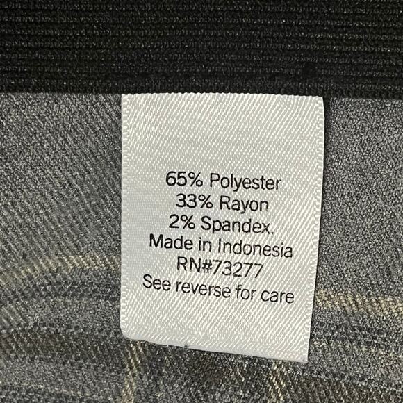 Nine West Plaid High Rise Skinny Ankle Pants Size 8 preppy academia office siren - Picture 8 of 11